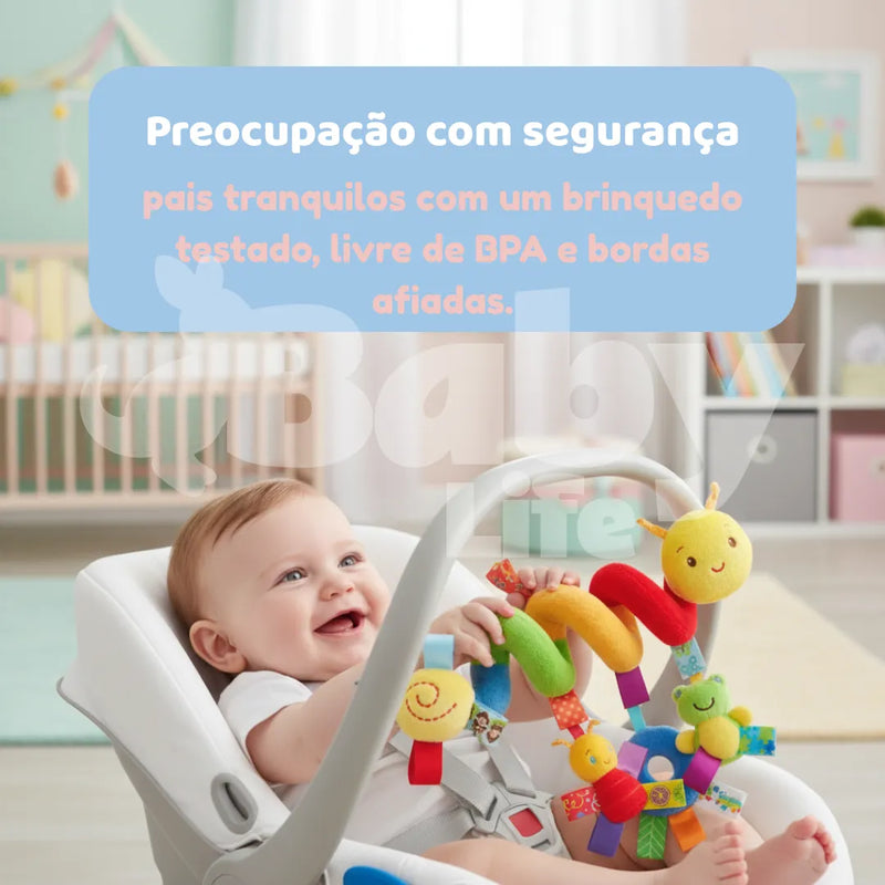Brinquedo Sensorial Interativo para Bebês – Estímulo e Diversão Segura