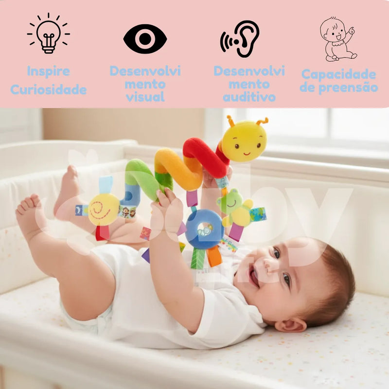 Brinquedo Sensorial Interativo para Bebês – Estímulo e Diversão Segura