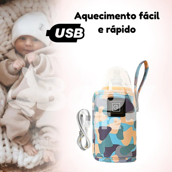 Aquecedor de Mamadeira Portátil USB - Livres de BPA - Baby Life