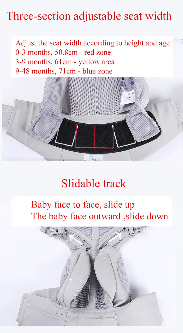Canguru Porta-Bebê Ergonômico e Multifuncional - Baby Life