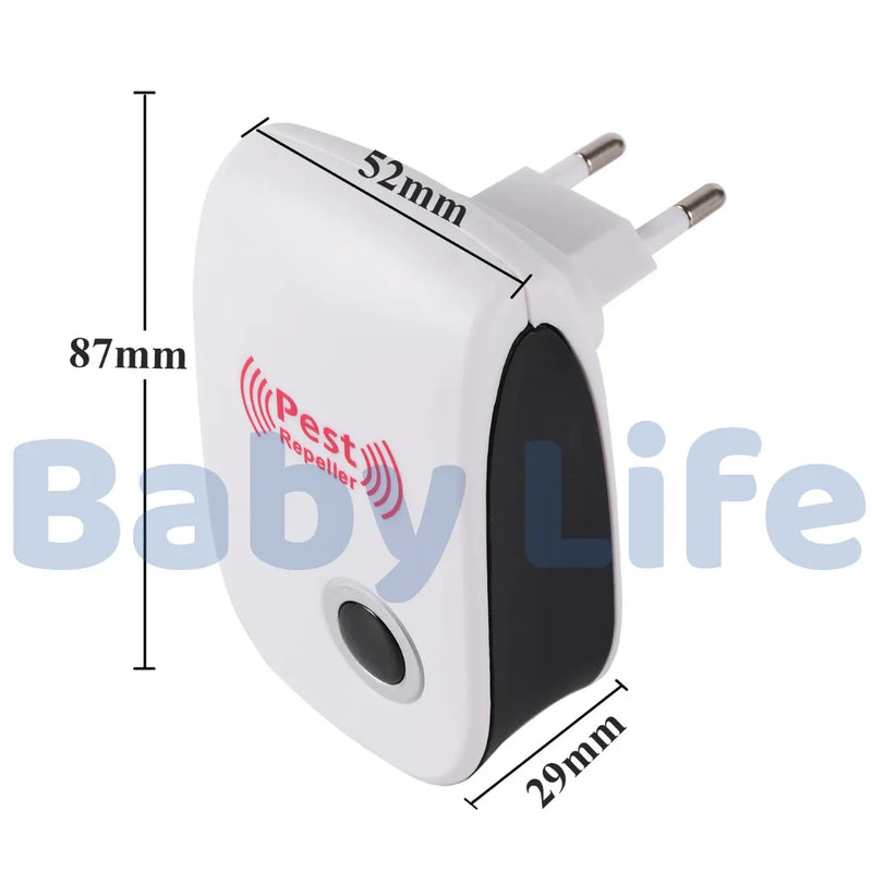 Repelente Ultrassônico contra Pragas com Segurança - Baby Life