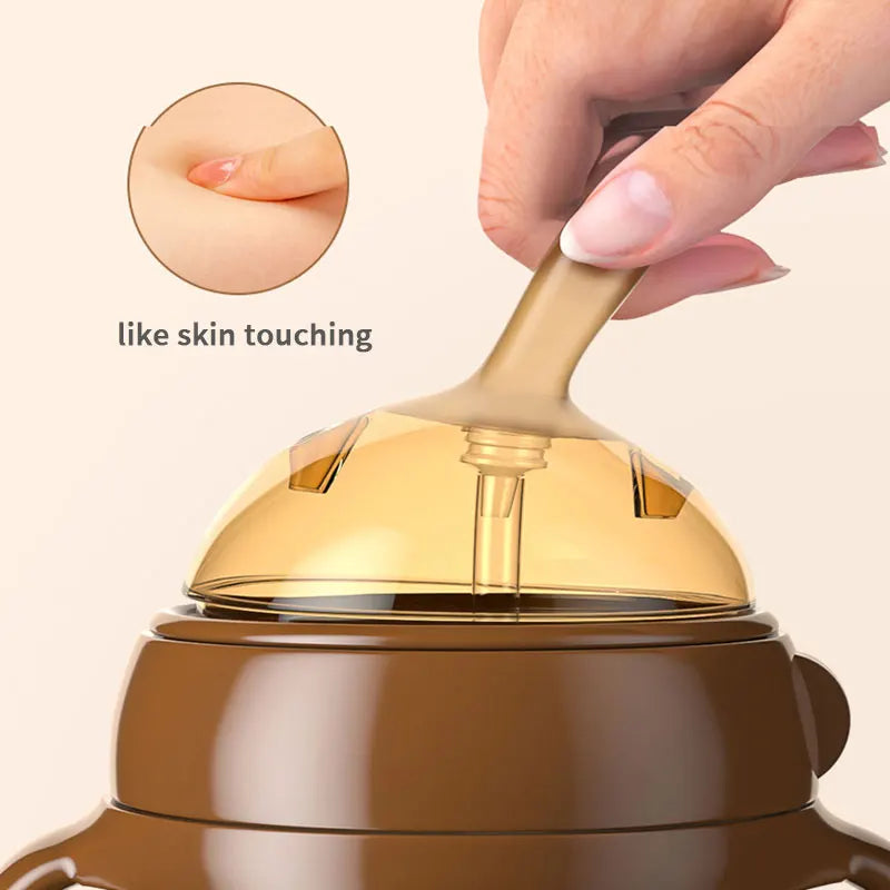 Mamadeira de Silicone Antivazamento 150ml – BPA Free e Livre de Químicos Tóxicos