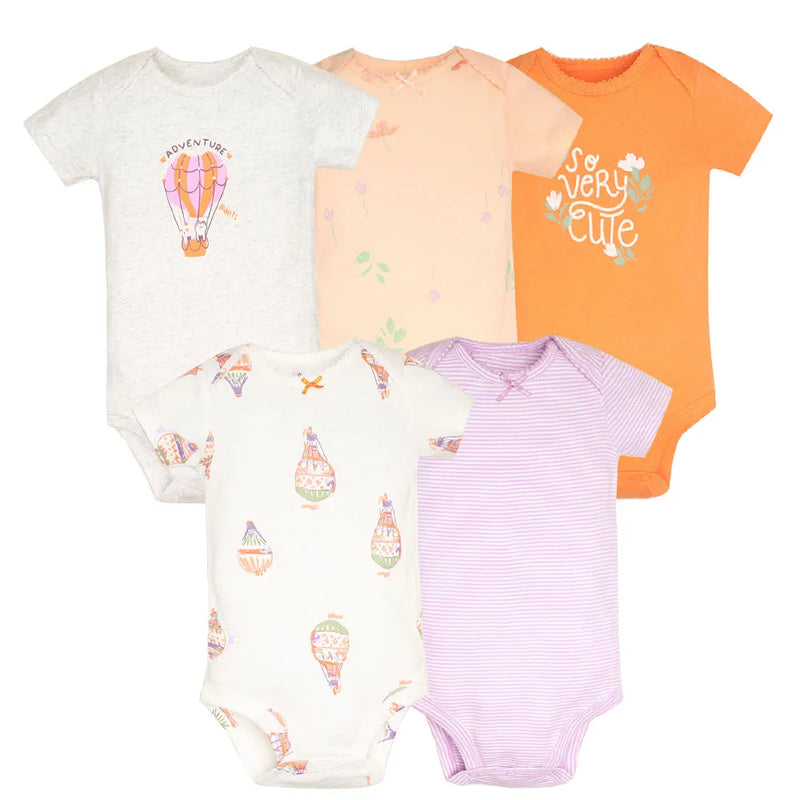 Conjunto de Bodys Feminino Baby Life - 100% Algodão, Conforto e Estilo para o Verão