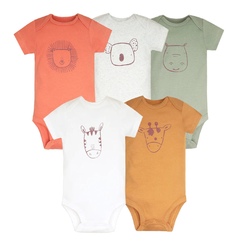 Conjunto de Bodys Feminino Baby Life - 100% Algodão, Conforto e Estilo para o Verão