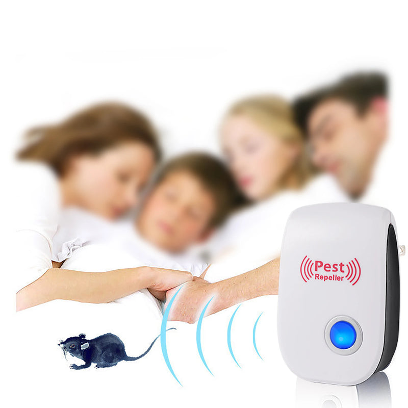 Pest Repeller Electronic Ultrasonic Pest Reject Mouse Rat Cockroach Pest Control Device Household Mosquito Killer EU US Plug