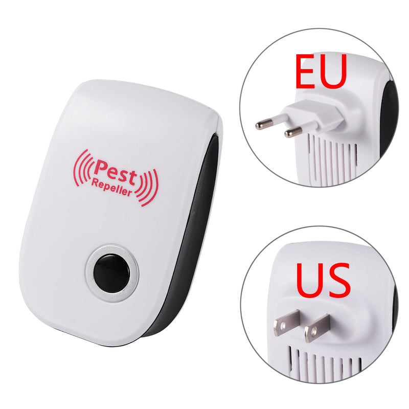 Pest Repeller Electronic Ultrasonic Pest Reject Mouse Rat Cockroach Pest Control Device Household Mosquito Killer EU US Plug