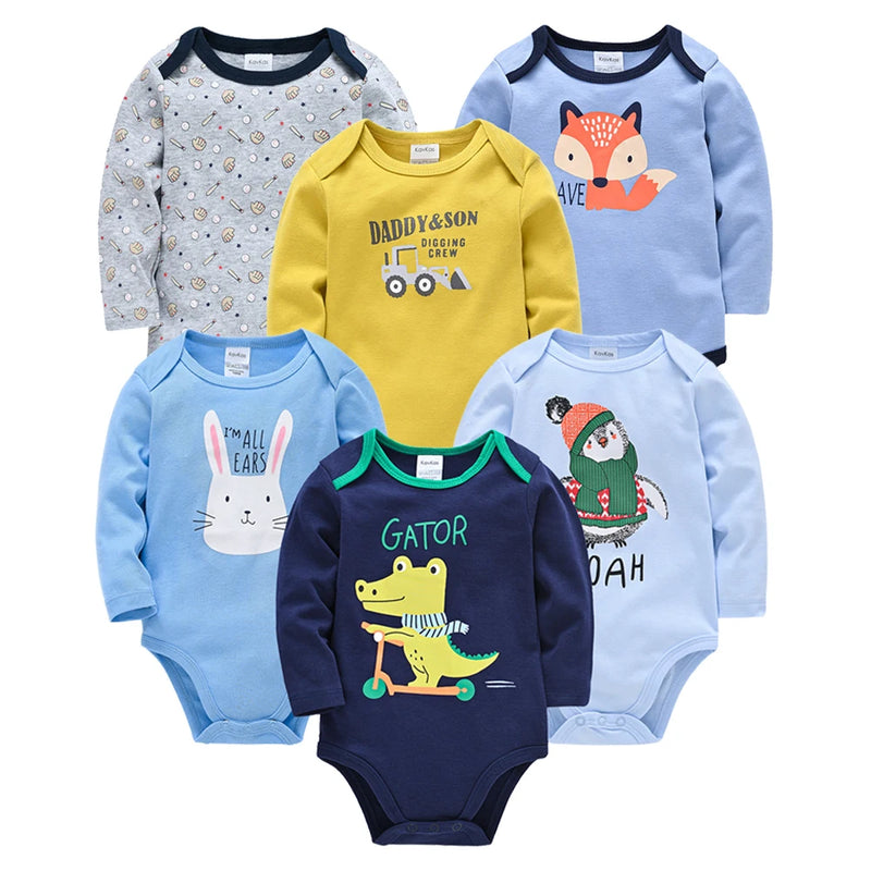 Conjunto de Bodysuits para Bebês  100% Algodão - Baby Life