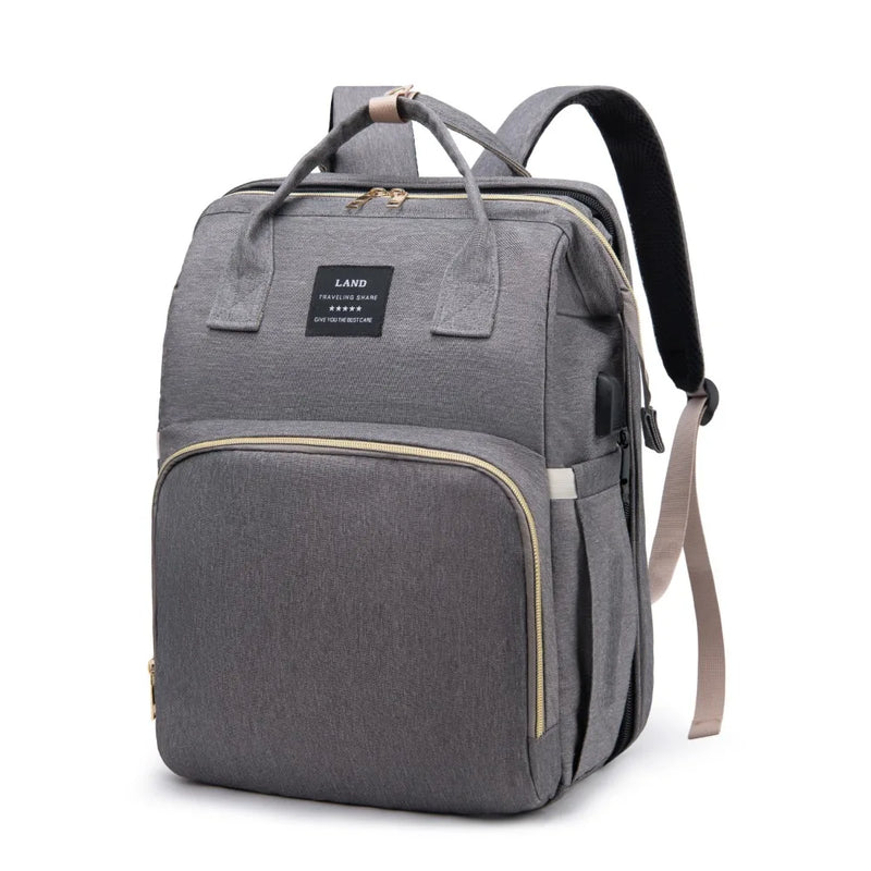 Mochila Fraldas Com Caminha e Trocador - Baby Life